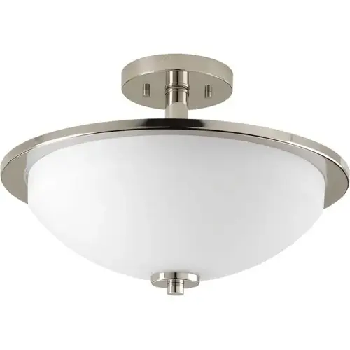 Replay 15 In. 2-Light Pendant Fixture (Polished Nickel) Replay 15 In. 2-Light Pendant Fixture (Polished Nickel)