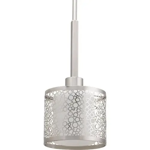 Mingle 6 In. 1-Light Pendant Fixture (Brushed Nickel) Mingle 6 In. 1-Light Pendant Fixture (Brushed Nickel)