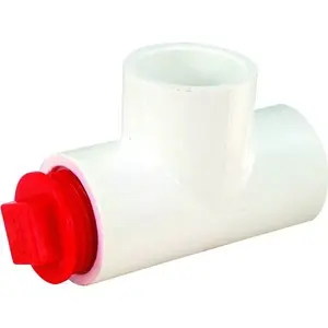 Lasco H403007 Hvac Cleanout Tee With Plug 3/4" Case Of 50