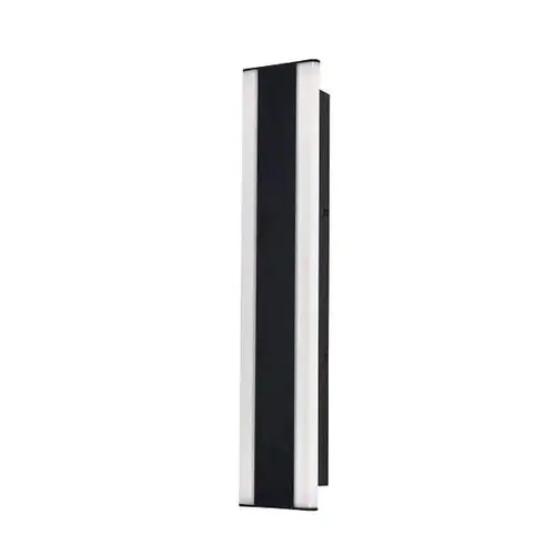 Rhea 24" LED Outdoor Sconce, Adjustable Cct, Black