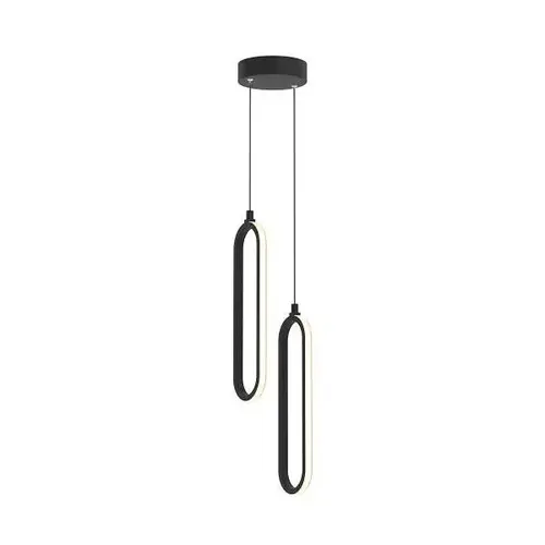 Sienna 2-Light 12" LED Pendant, Adjustable Cct, Black Sienna 2-Light 12" LED Pendant, Adjustable Cct, Black