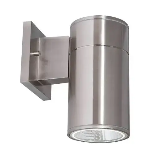 Everly 8" LED Outdoor Sconce, Adjustable Cct, Satin Nickel Everly 8" LED Outdoor Sconce, Adjustable Cct, Satin Nickel