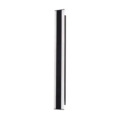 Rhea 48" LED Outdoor Sconce With Battery Back-Up, Adjustable Cct, Black
