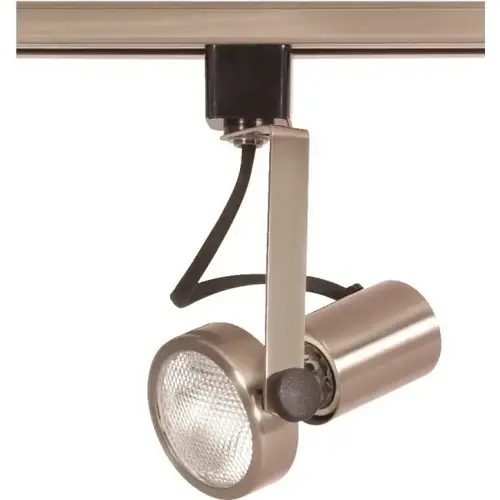 Nuvo Brushed Nickel One-Light Par20 Gimbal Ring Track Head Nuvo Brushed Nickel One-Light Par20 Gimbal Ring Track Head