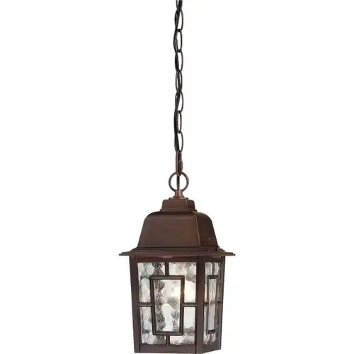 Nuvo Banyan 6.13 X 10.75 In. 1-Light Outdoor Lantern (Rustic Bronze) Nuvo Banyan 6.13 X 10.75 In. 1-Light Outdoor Lantern (Rustic Bronze)