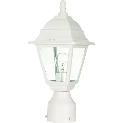 Briton 60w Lighting Post Cap (White) Briton 60w Lighting Post Cap (White)