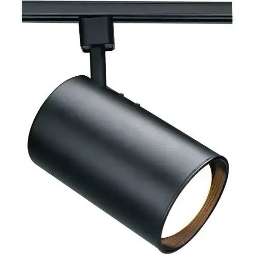 Nuvo Black One-Light R20 Straight Cylinder Track Head Nuvo Black One-Light R20 Straight Cylinder Track Head