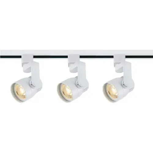 Nuvo White 3000k 12 W Led 36 Degree Round Track Lighting Kit, Angle Arm Nuvo White 3000k 12 W Led 36 Degree Round Track Lighting Kit, Angle Arm
