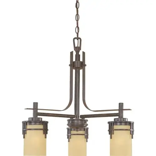 Mission Ridge 3-Light Hanging Indoor Chandelier (Glass) Mission Ridge 3-Light Hanging Indoor Chandelier (Glass)