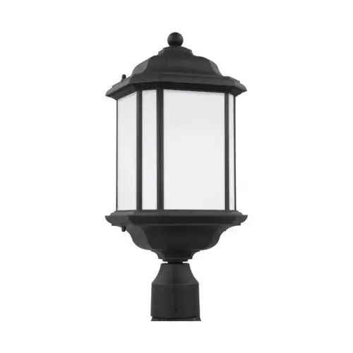 Generation Lighting Kent 20.25 In. 1-Light Outdoor Lantern (Black/Satin) Generation Lighting Kent 20.25 In. 1-Light Outdoor Lantern (Black/Satin)