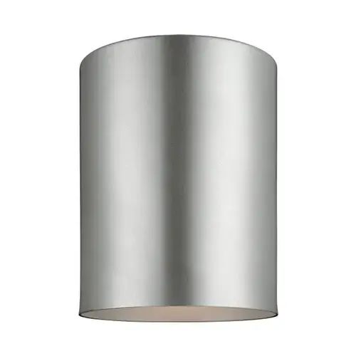 Generation Lighting Cylinders 5.1 In. 1-Light Outdoor Ceiling Light (Brushed Nickel) Generation Lighting Cylinders 5.1 In. 1-Light Outdoor Ceiling Light (Brushed Nickel)