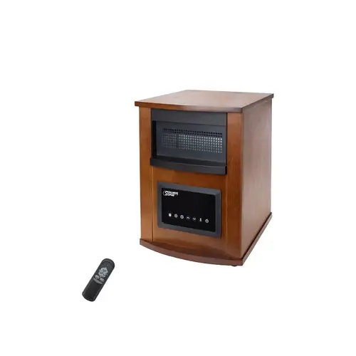 Utilitech Cabinet Indoor Space Heater, 12.5 A, 120 V, 1500 W, 5118 Btu , 300 sq-ft Heating Area, Brown/Yellow Utilitech Cabinet Indoor Space Heater, 12.5 A, 120 V, 1500 W, 5118 Btu , 300 sq-ft Heating Area, Brown/Yellow
