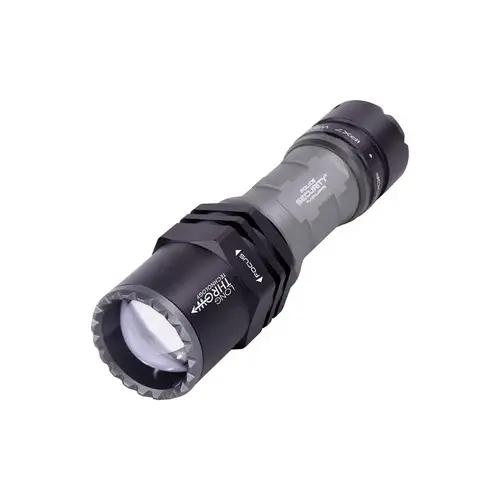 Long Throw TS-A 400 Lm. LED Flashlight Black/Silver