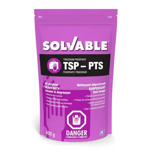 Solvable TSP Trisodium Phosphate Powder, 400 g, Powder