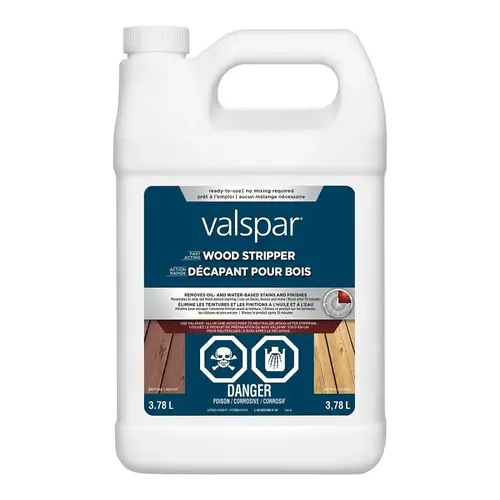 Valspar Fast-Acting Stripper, Liquid, Clear, 1 gal