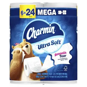 CHARMIN 030772165645-XCP4 Charmin Ultra Soft 08808 Toilet Paper, 2-Ply - pack of 4