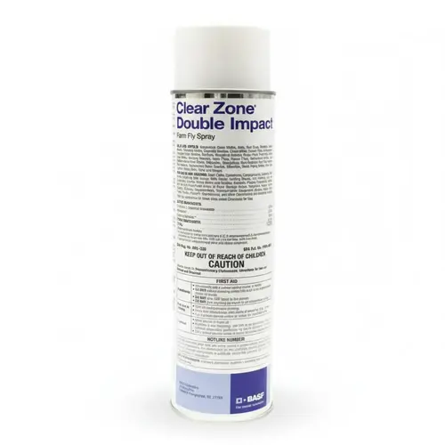 Clear Zone Double Impact Farm Fly Spray 14 oz