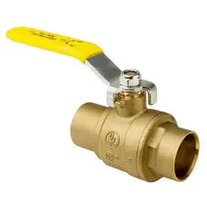 Boston Metal Products USA1009201 BALL VALVE, solder joint Ends, 1 IN
