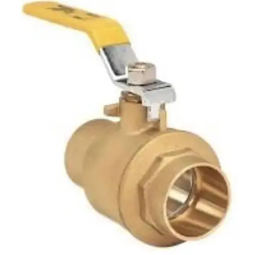 BALL VALVE, solder joint Ends, 3/4 IN