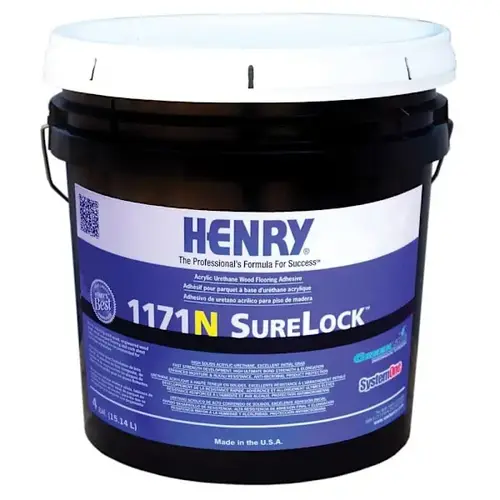 Henry 1171 Surelock Wood Floor Adhesive, 4 Gallon