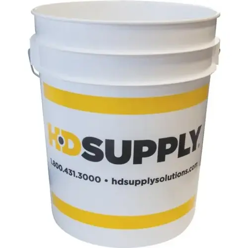 .75 Mil 5 Gal White Pail No Logo