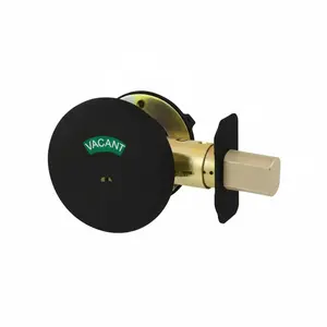 Falcon D271622 D200 Series Occupancy Indicator With Deadbolt Latch Strike Matte Black Finish