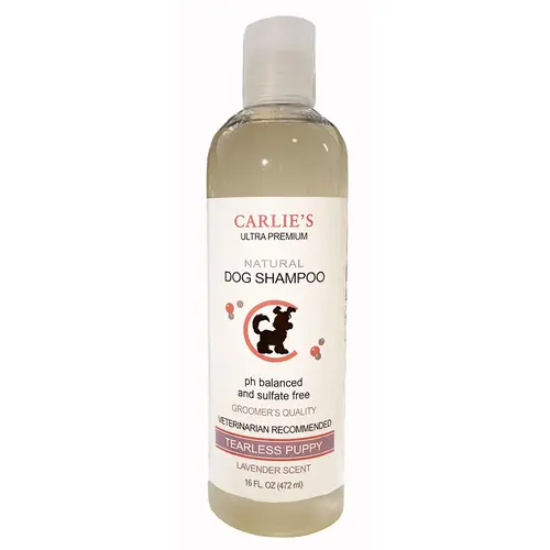 Carlies Ultra Premium Puppy Tearless Shampoo, Lavender Scent For Dogs 16 Ounce