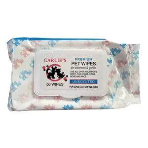 Carlies Ultra Premium Shampoo 731 Carlies Premium Multi Purpose Pet Wipes 50 Pack