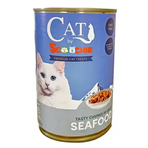 Cat by Scoochie 956 Cat by Scoochie Seafood Flavor Chunky Cat Food