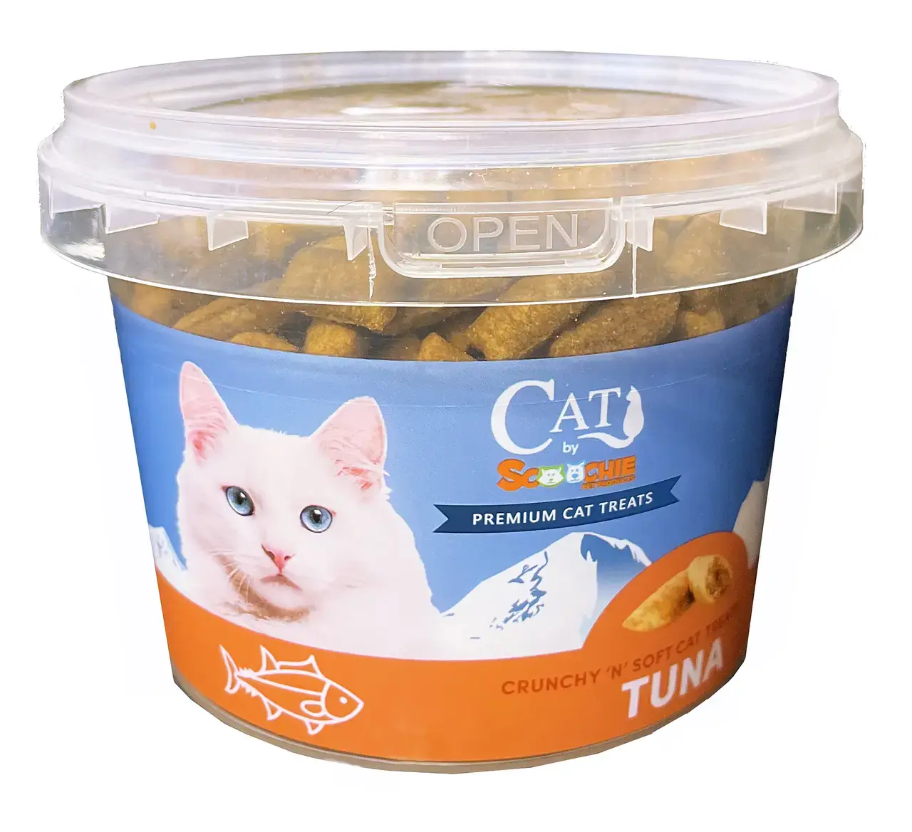 Cat by Scoochie Tuna Filled Cat Treats 8.8 Ounce Tub CBS896 Cat by Scoochie Tuna Filled Cat Treats 8.8 Ounce Tub CBS896