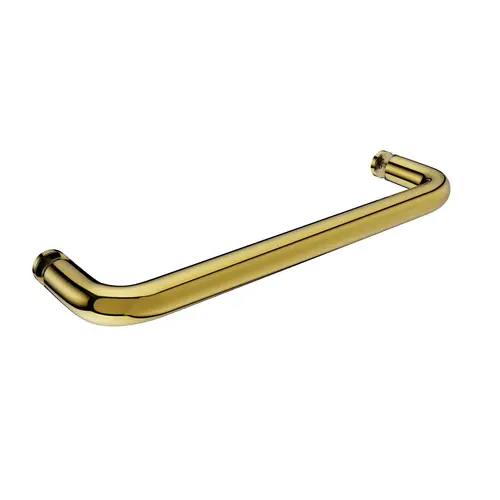 Standard Tubular Shower Towel Bar Single Mount Without Washers 28" Center To Center 28-3/4" Length Polished Brass Finish
