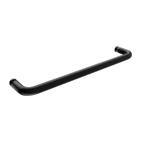 Standard Tubular Shower Towel Bar Single Mount Without Washers 24" Center To Center 24-3/4" Length Brushed Pewter Finish