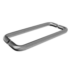 Brixwell TB-24BTB-SA Standard Tubular Shower Towel Bar Back to Back Mount Without Washers 24" Center To Center 24-3/4" Length Satin Finish