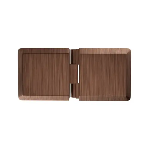 Adjustable Beveled Glass To Glass Mount Clip 3/8" and 1/2" Glass Thickness Antique Copper Finish