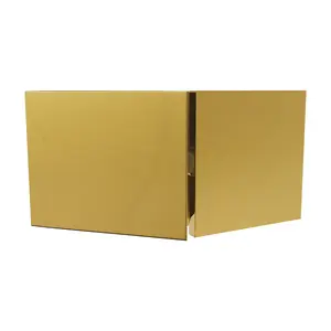 Brixwell C-MT135-LB Square Pivoting Glass To Glass Operable Transom Clip 135 Degrees Lifetime Brass Finish