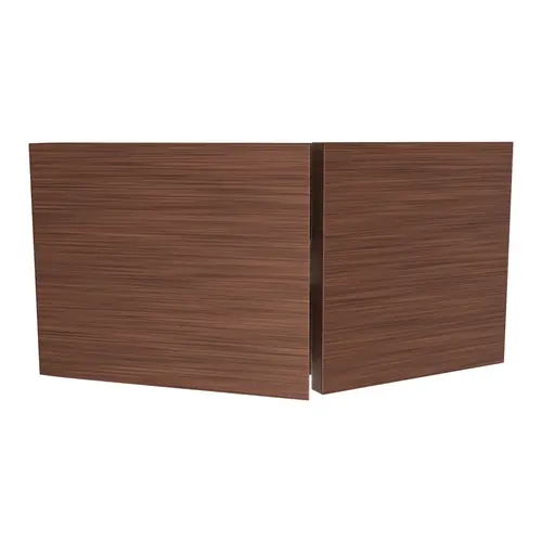 Square Pivoting Glass To Glass Operable Transom Clip 135 Degrees Antique Copper Finish