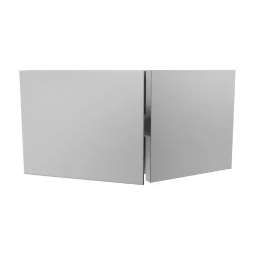 Square Pivoting Glass To Glass Operable Transom Clip 135 Degrees Satin Finish Square Pivoting Glass To Glass Operable Transom Clip 135 Degrees Satin Finish