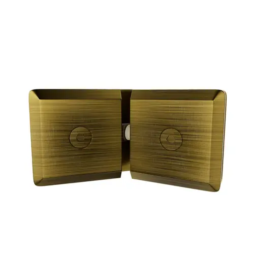 Beveled Glass to Glass Operable Transom Clip 135 Degrees Antique Brass Finish Beveled Glass to Glass Operable Transom Clip 135 Degrees Antique Brass Finish