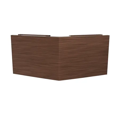 Square Glass to Glass Clip 135 Degrees Antique Copper Finish