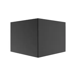 Brixwell C-90-BP Square Corners Glass to Glass Clip 90 Degrees Brushed Pewter Finish