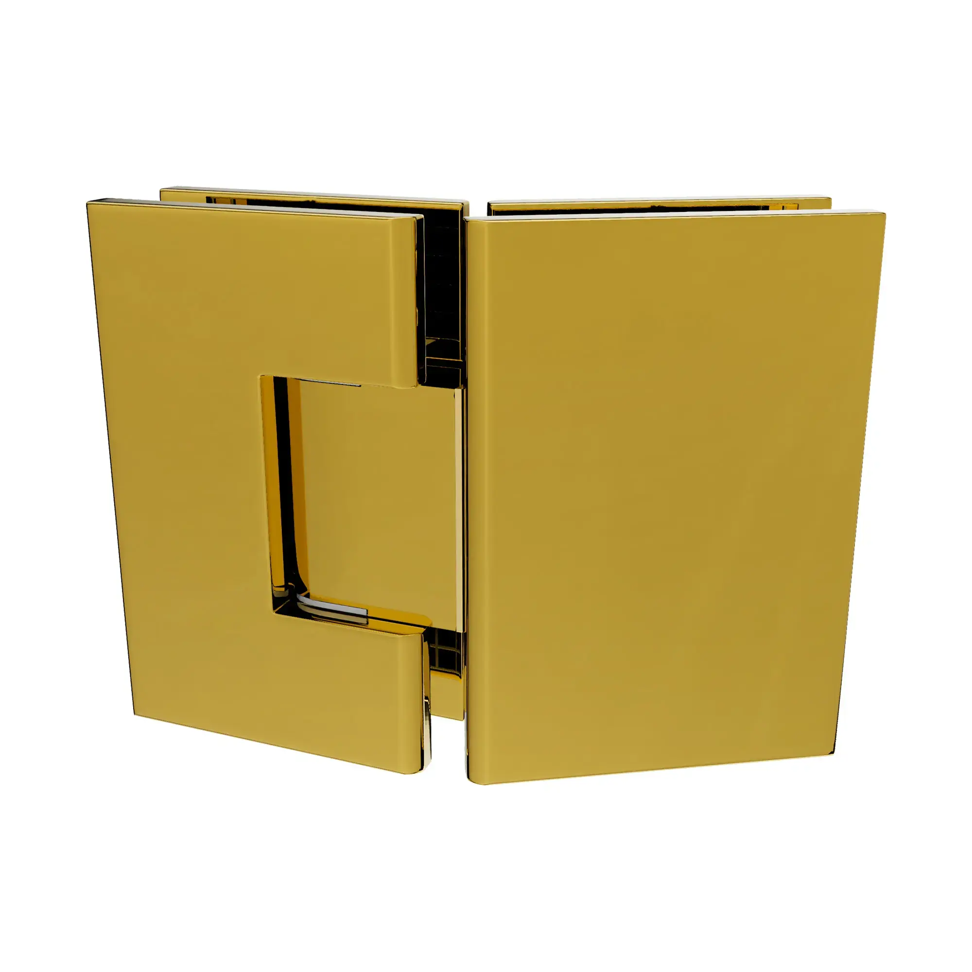 Brixwell 135 degree Glass to Glass Shower Hinge with 5 degree Pin Polished Brass Finish H-135GTG5-PB Brixwell 135 degree Glass to Glass Shower Hinge with 5 degree Pin Polished Brass Finish H-135GTG5-PB