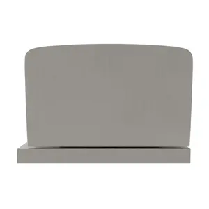 Brixwell H-PIVCGTWA-BN Adjustable Glass To Wall Mount Shower Door Pivot Hinge With Reversible L Bracket 5/16" and 3/8" Glass Compatibility Brushed Nickel Finish