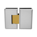 Polished Chrome With Brass Accents