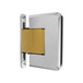 Polished Chrome With Brass Accents