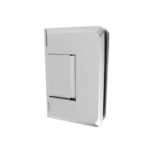 Adjustable Glass To Wall Mount Shower Door Hinge 3/8" and 1/2" Glass Thickness With Offset Back Plate Type Satin Finish Adjustable Glass To Wall Mount Shower Door Hinge 3/8" and 1/2" Glass Thickness With Offset Back Plate Type Satin Finish