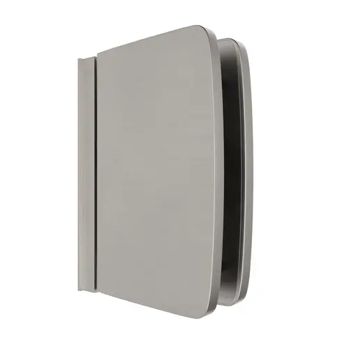 Non Adjustable Glass To Header Mount Pivot Hinge Elite Header 5/16" and 3/8" Glass Compatibility Brushed Nickel Finish