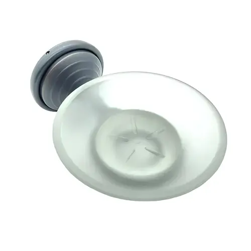 Wall Mount Glass Soap Dish Holder Oil Rubbed Bronze - pack of 2