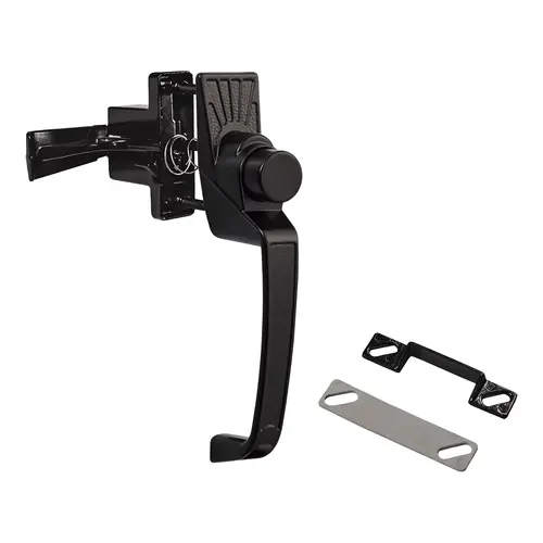 Push Button Latch Set Black Finish Push Button Latch Set Black Finish