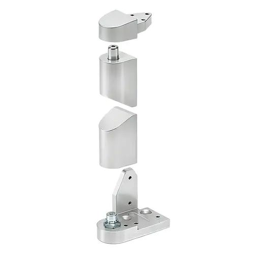 Offset Pivot Set for 1/8" Recessed Door Right Hand Aluminum Finish Offset Pivot Set for 1/8" Recessed Door Right Hand Aluminum Finish