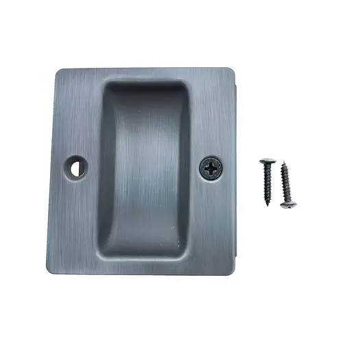 Sliding Door Passage Lock With Pull Oil Rubbed Bronze - pack of 20